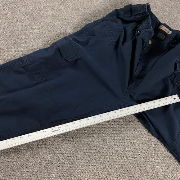 5.11 Tactical Series Ripstop Cargo Pants Men's 34 x 30 Measures 30 x 29 Blue - Picture 11 of 12
